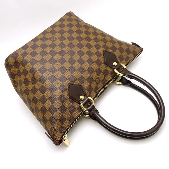 Louis Vuitton Damier Saleya PM Ebene Tote Bag Brown - Picture 4 of 8